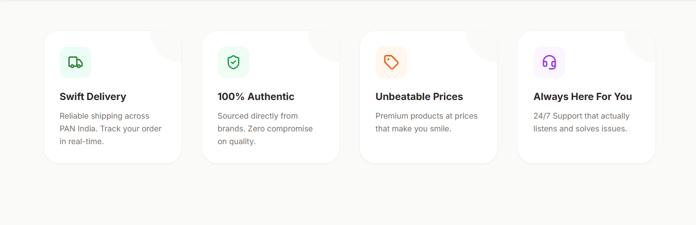 Sarvoday Enterprise e-commerce store interface