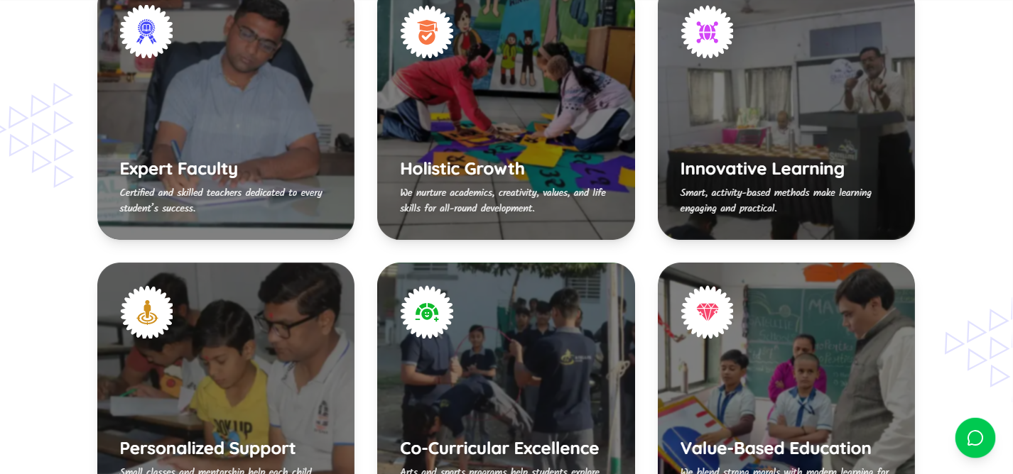 Satellite School education platform dashboard
