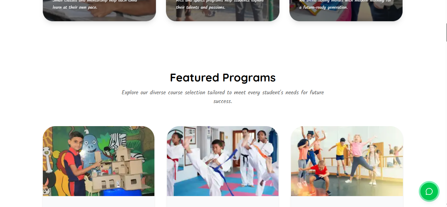 Satellite School education platform dashboard