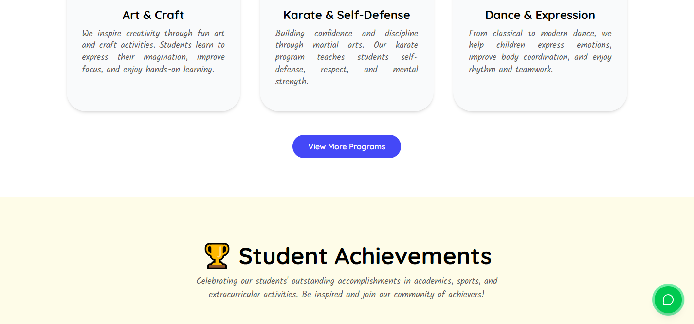 Satellite School education platform dashboard